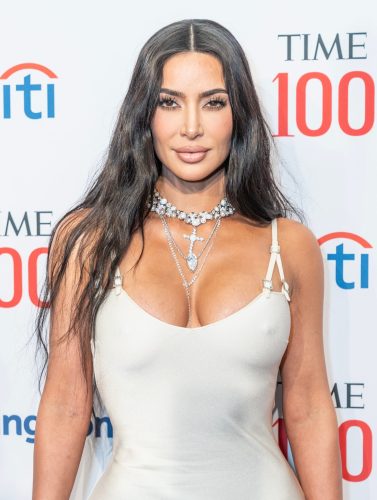 Kim,Kardashian,Wearing,Dress,By,John,Galliano,Attends,2023,Time100